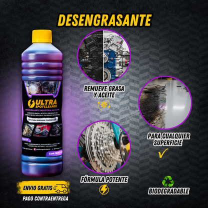 ULTRA SPOTCLEANER - PODEROSO DESENGRASANTE