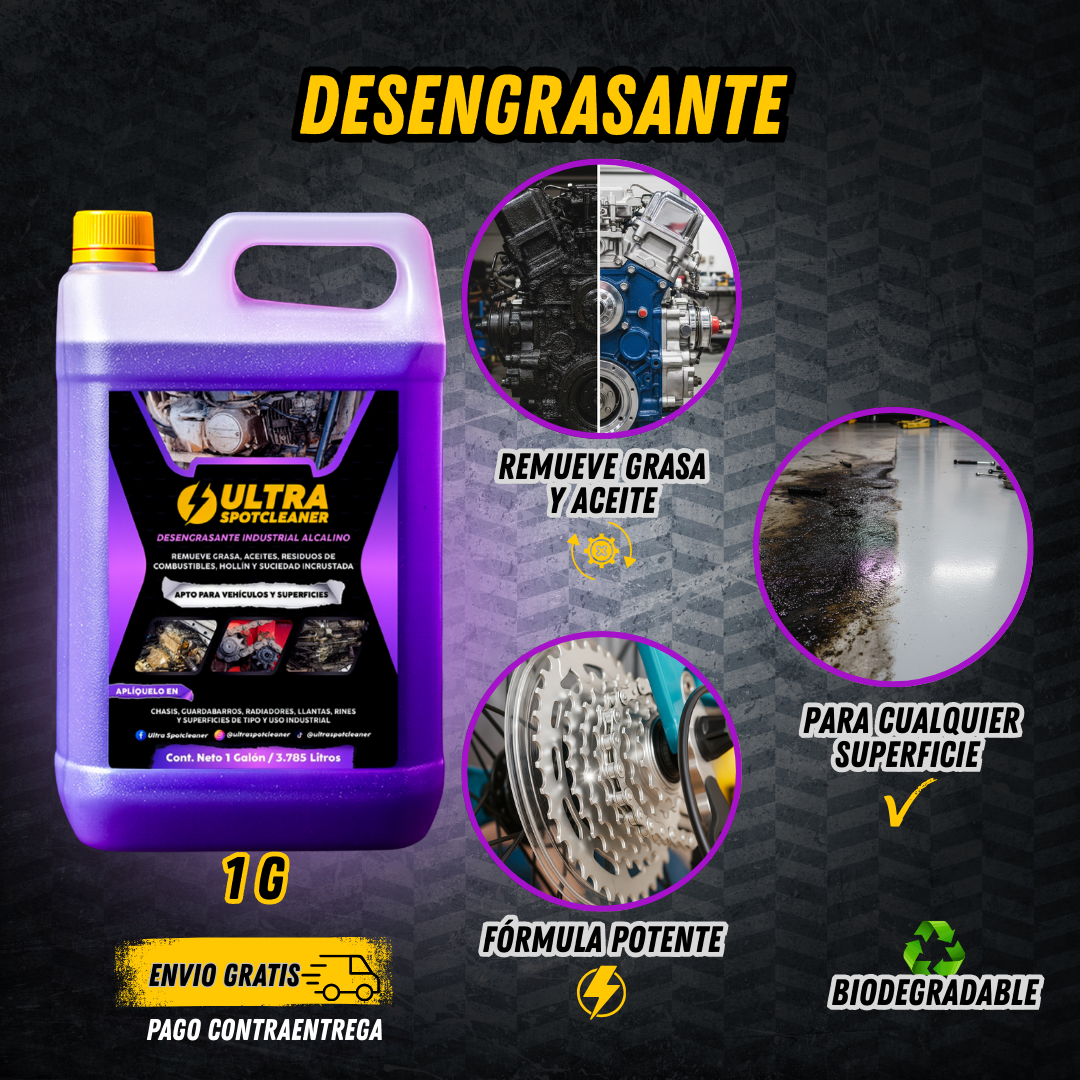 ULTRA SPOTCLEANER - PODEROSO DESENGRASANTE
