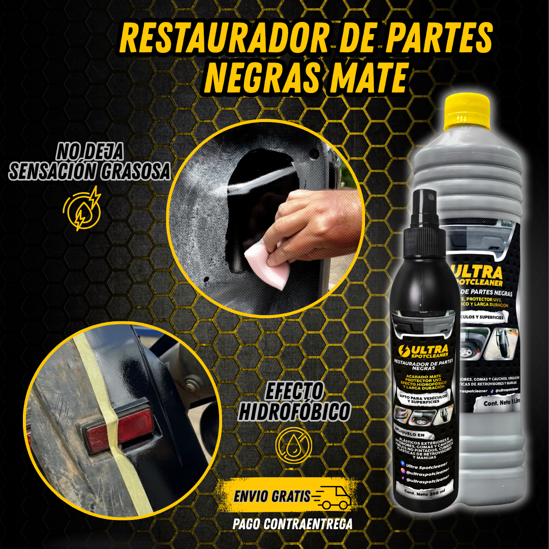 RESTAURADOR DE PARTES NEGRAS ULTRASPOTCLEANER