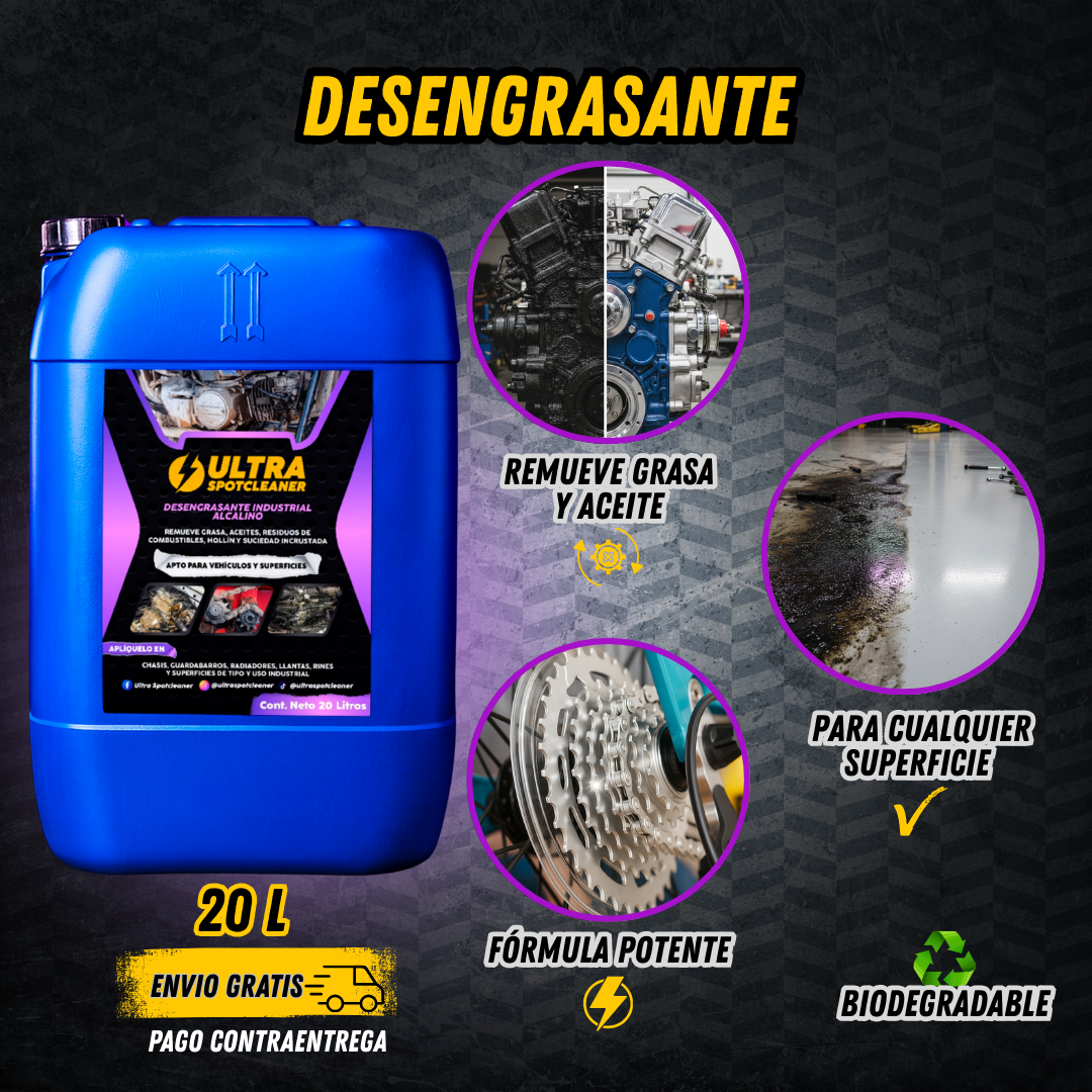 ULTRA SPOTCLEANER - PODEROSO DESENGRASANTE
