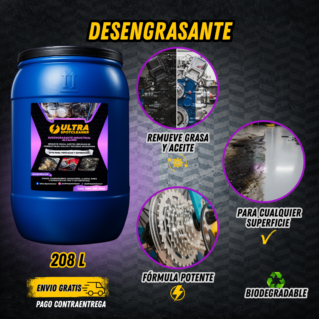 ULTRA SPOTCLEANER - PODEROSO DESENGRASANTE