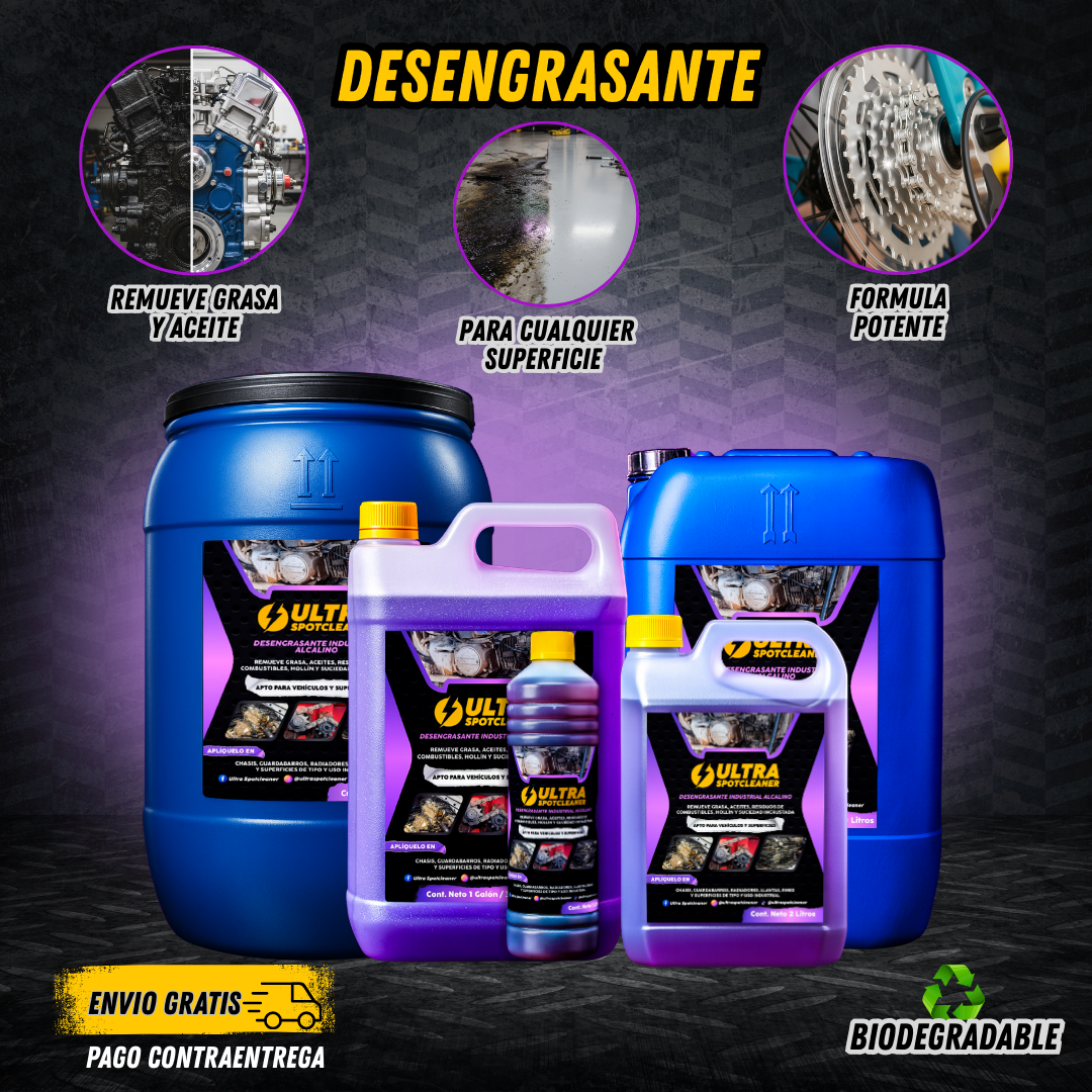 ULTRA SPOTCLEANER - PODEROSO DESENGRASANTE