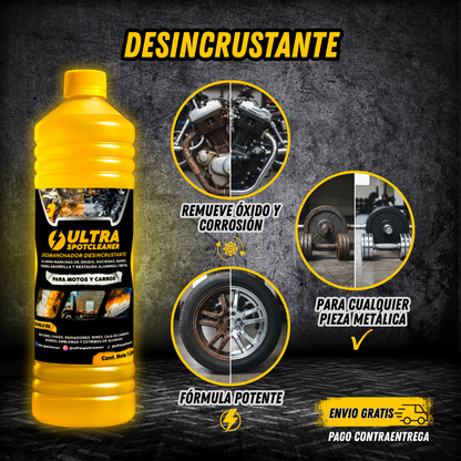 ULTRA SPOTCLEANER - PODEROSO DESMANCHADOR, DESOXIDANTE Y DESINCRUSTANTE